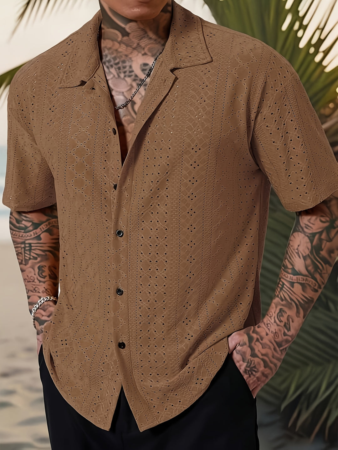Hayes | Men's Solid Color Button-Up Shirt
