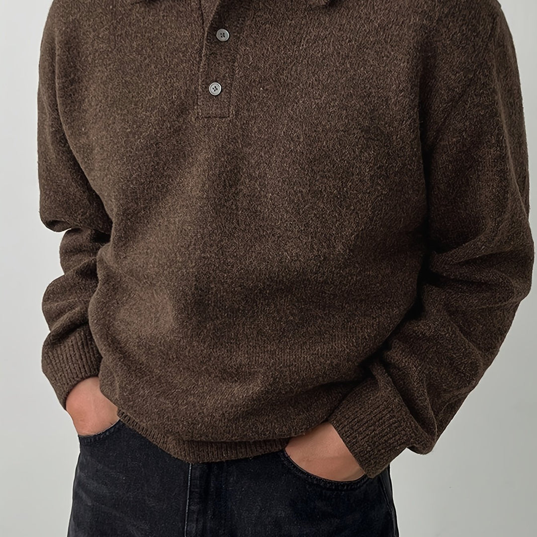 Sullivan | Refined Polo-Collar Sweater