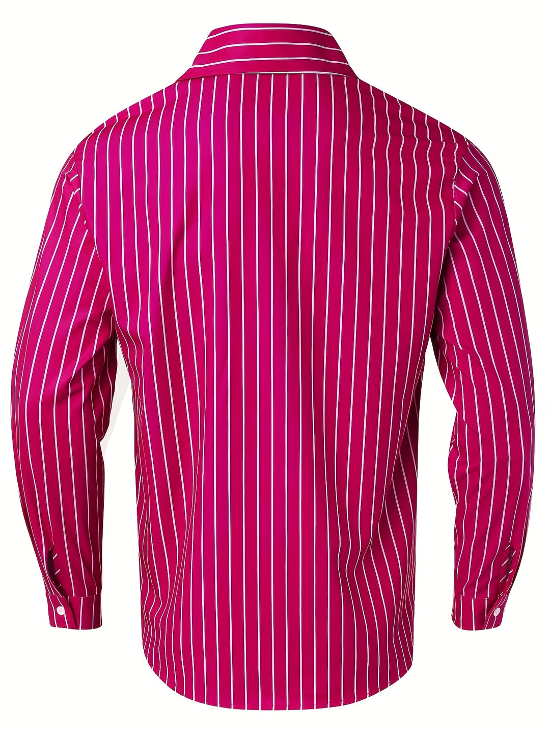 Rocco | Men's Slim Fit Pinstripe Long Sleeve Shirt