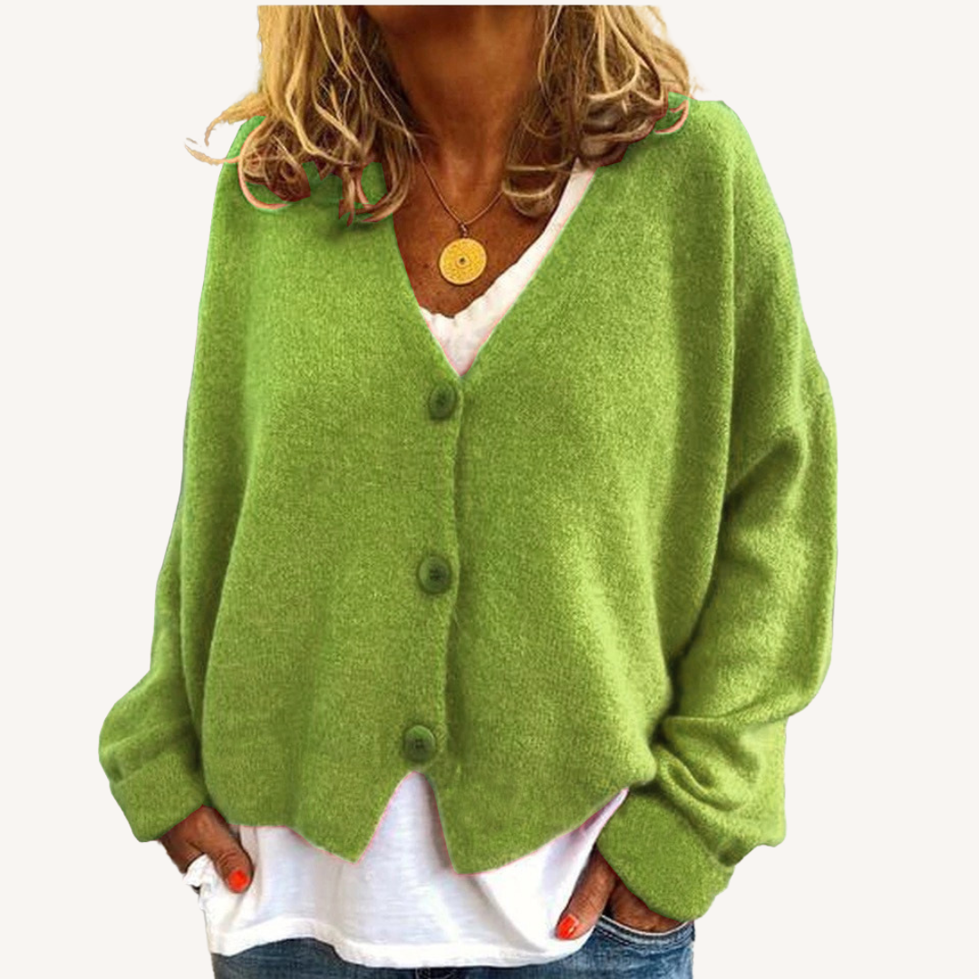 Bridie | Relaxed Button-Front Cardigan