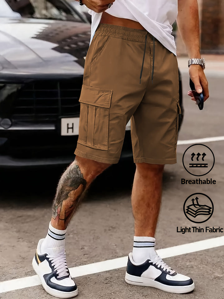 Reid | Men's Casual Multi-Pocket Workwear Shorts