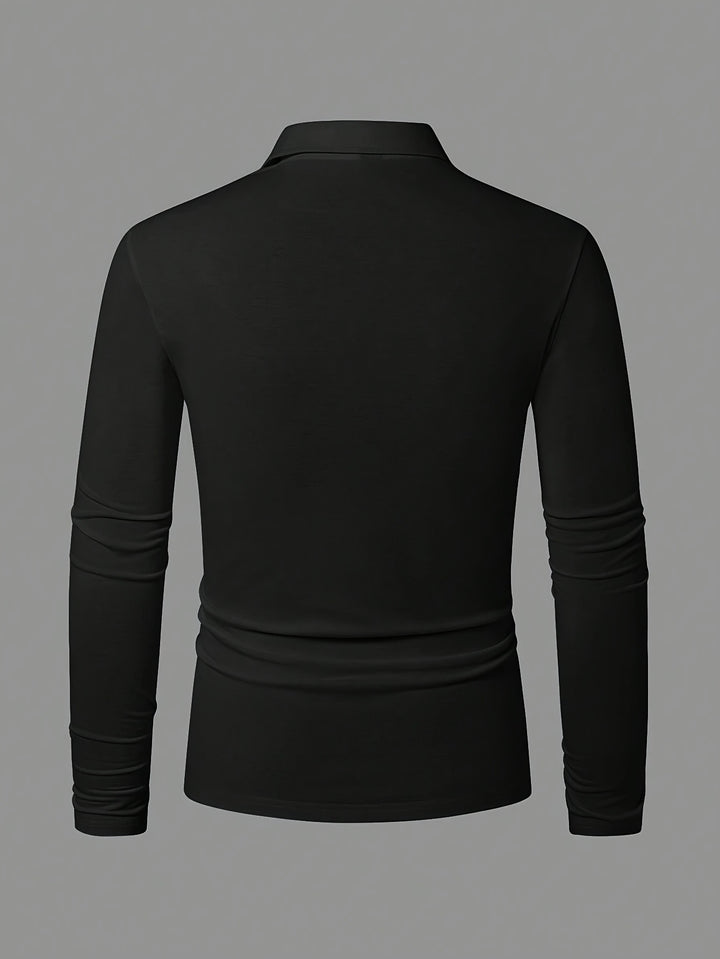 Duncan | Men's Long Sleeve Polo Shirt