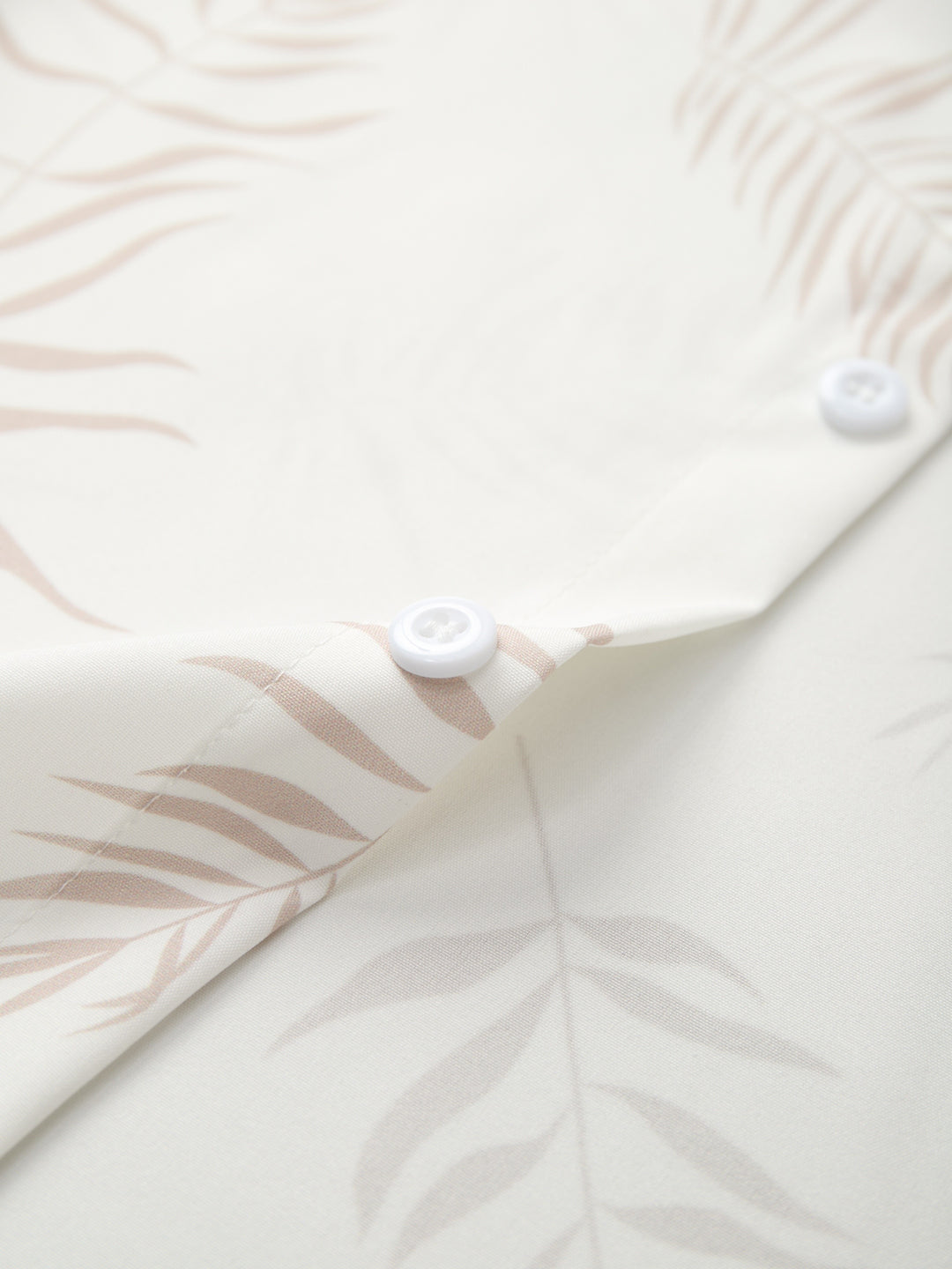 Devlin | Men's Leaf Print Shirt & Shorts Set