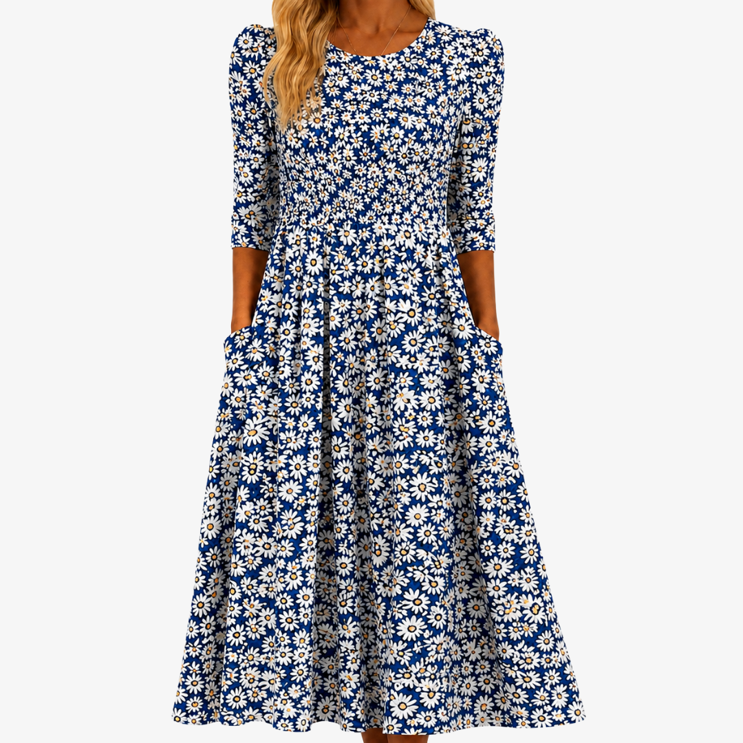 Wendy | Floral Pocket Maxi Dress