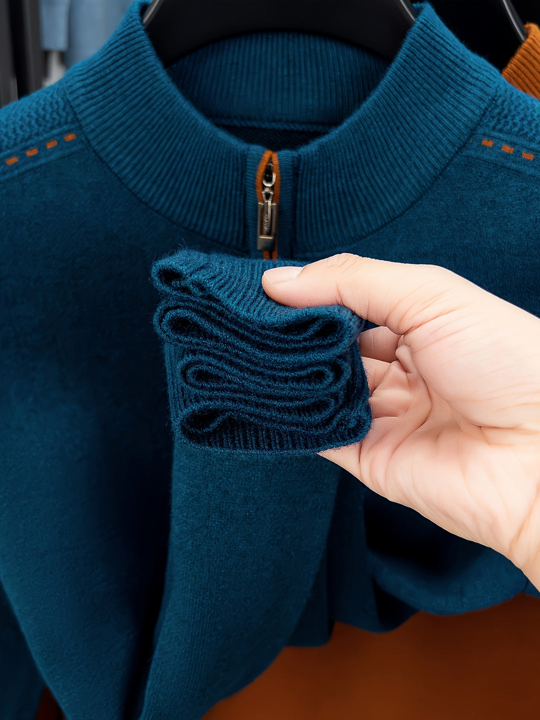 Ambrose | Zip-Neck Pullover Sweater
