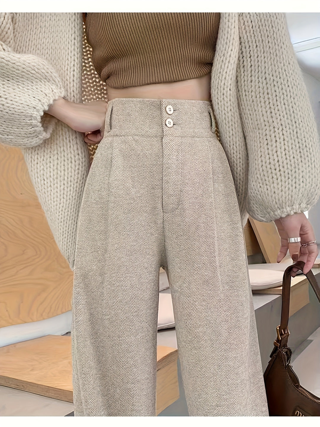 Rosanna | High-Waisted Wide-Leg Trousers