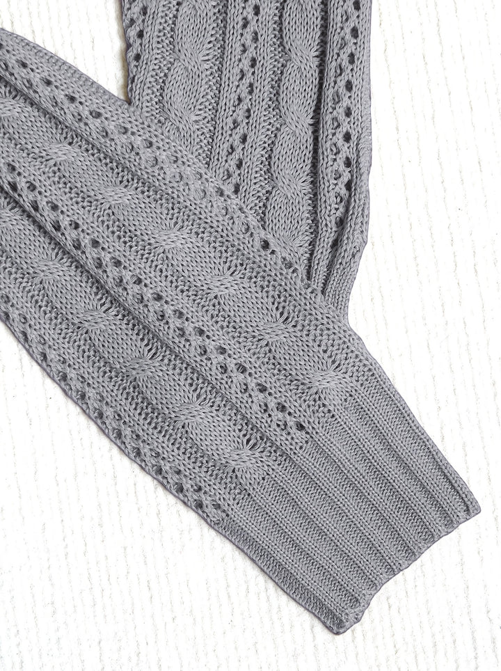 Vivienne | Cable-Knit Button Cardigan