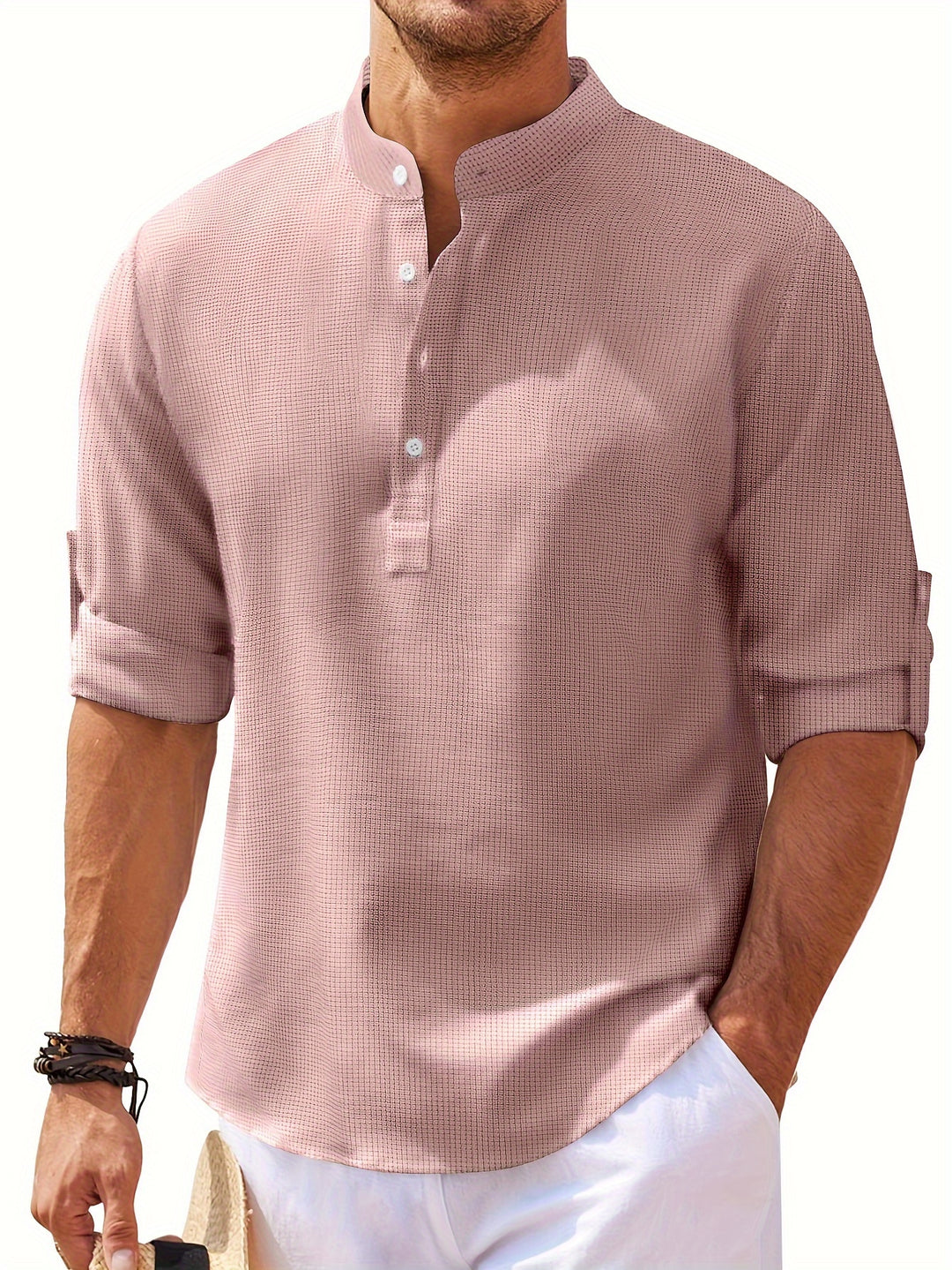 Winslow | Men's Stand-Collar Long Sleeve Shirt