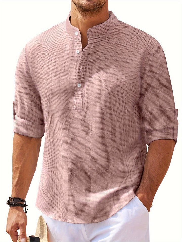 Winslow | Men's Stand-Collar Long Sleeve Shirt