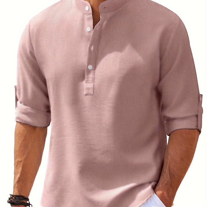 Winslow | Men's Stand-Collar Long Sleeve Shirt