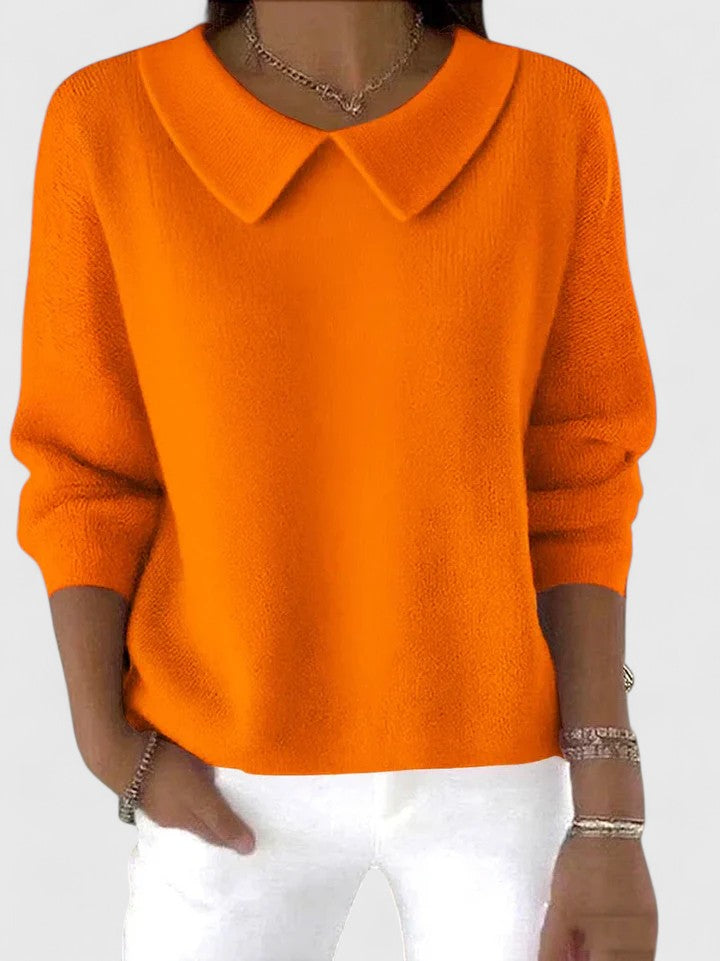 Enid | Refined Collared Sweater