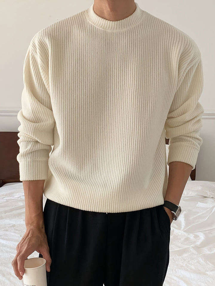 Rupert | Ribbed Crew Neck Sweater