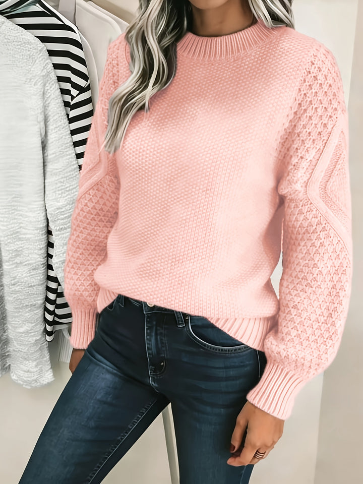 Maisie | Cozy Oversized Lantern-Sleeve Sweater