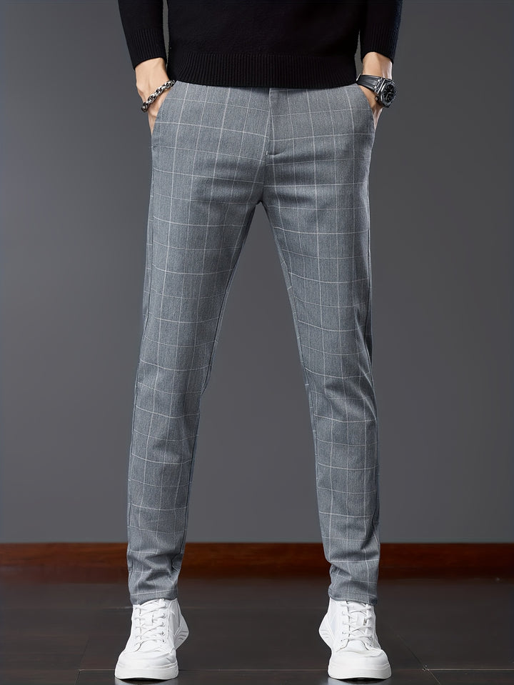 Hugh | Refined Checkered Trousers