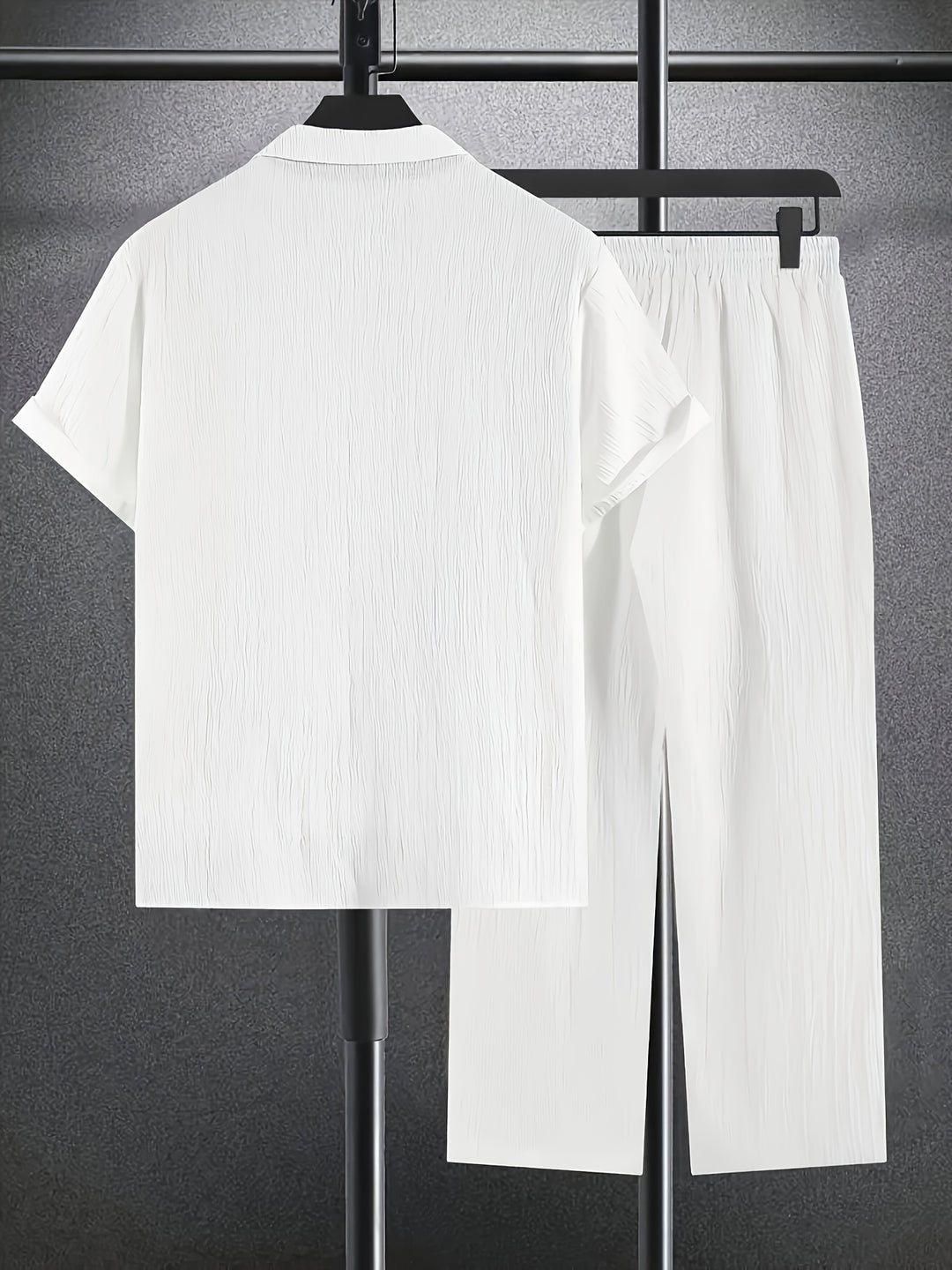Elliot | Men's Cuban Collar Shirt & Pants Set