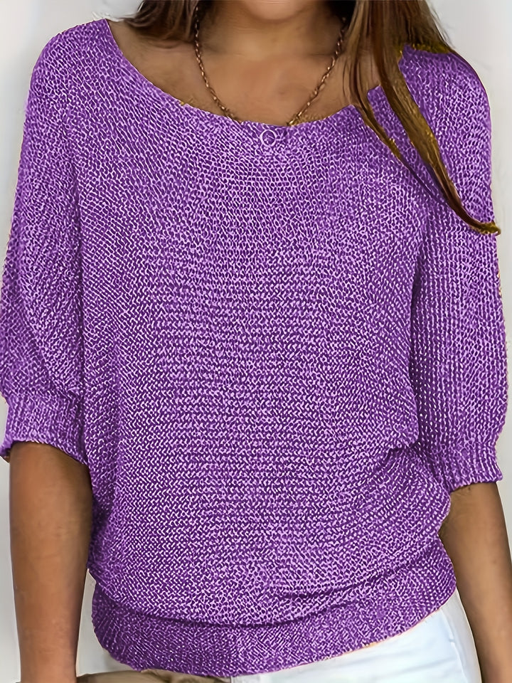 Faye | Relaxed Textured Sweater