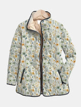 Isla | Blossom-Print Quilted Jacket