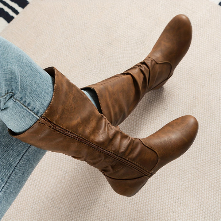 Rachel | Slouch Mid-Calf Boots