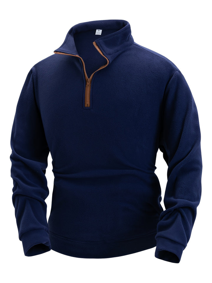 Warren | Stand-Collar Half-Zip Pullover