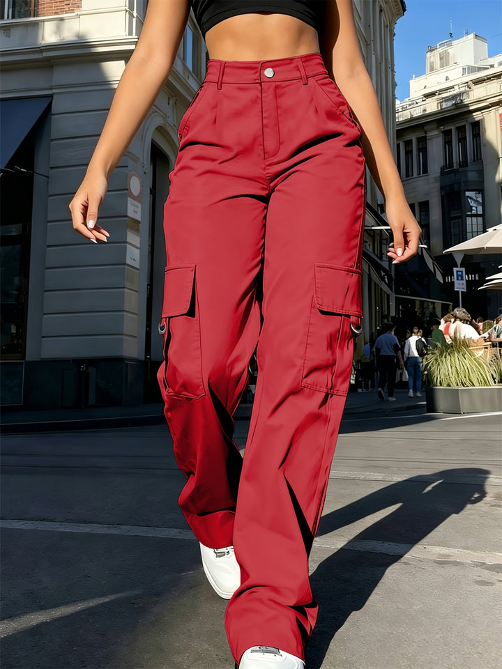 Sabine | High-Waisted Cargo Pants