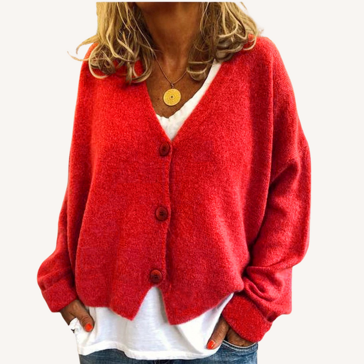 Bridie | Relaxed Button-Front Cardigan