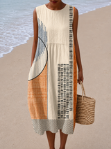 Callista | Artful Relaxed Midi Dress
