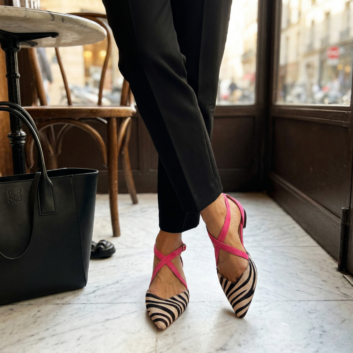 Annette | Crossover Strap Ballet Flats