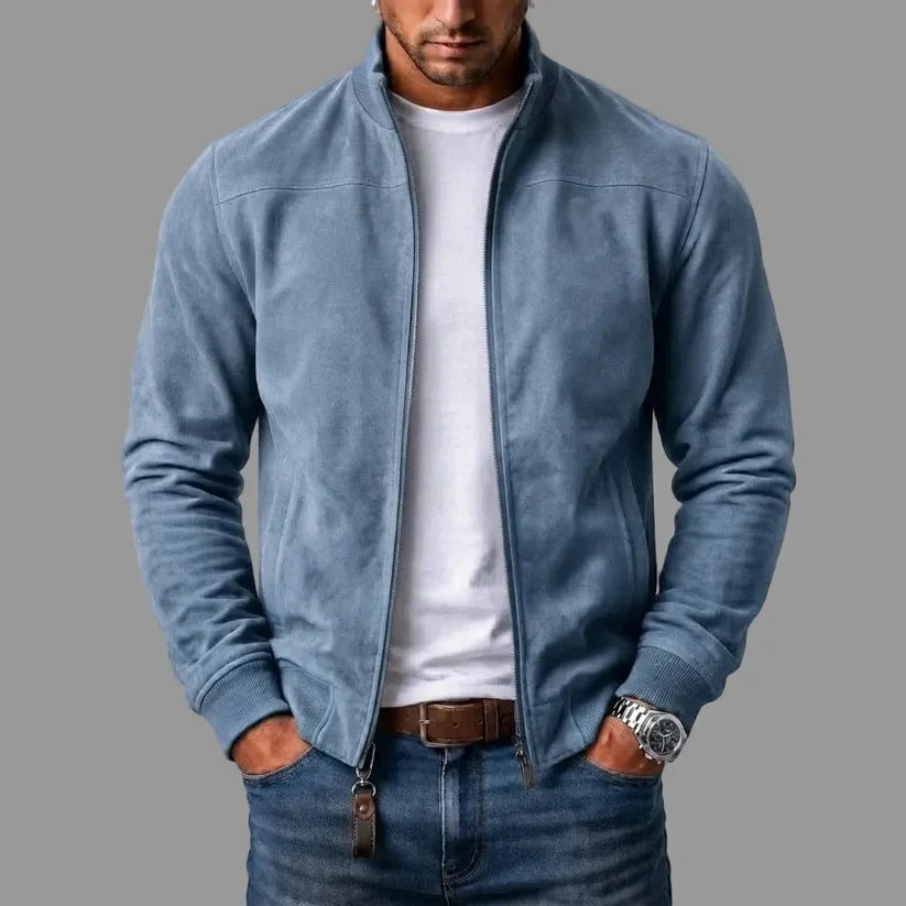 Dominic | Stand-Collar Bomber Jacket