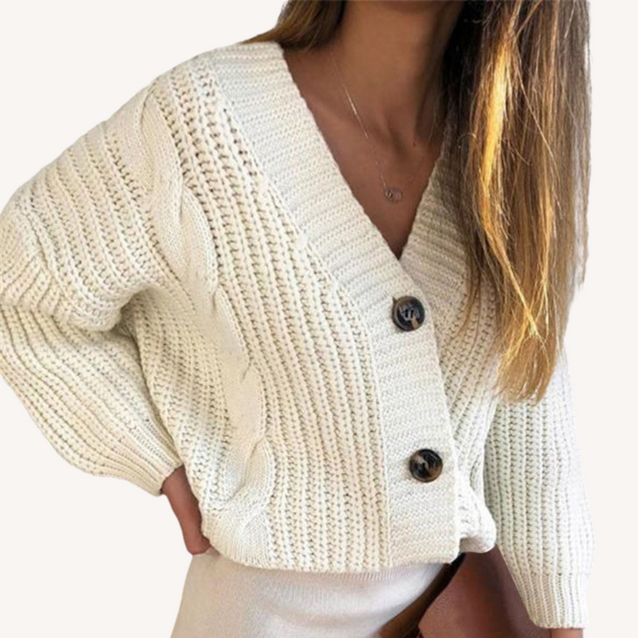 Romy | Chunky Button Cardigan