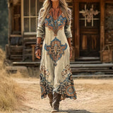 Sedona | Bohemian Print Maxi Dress