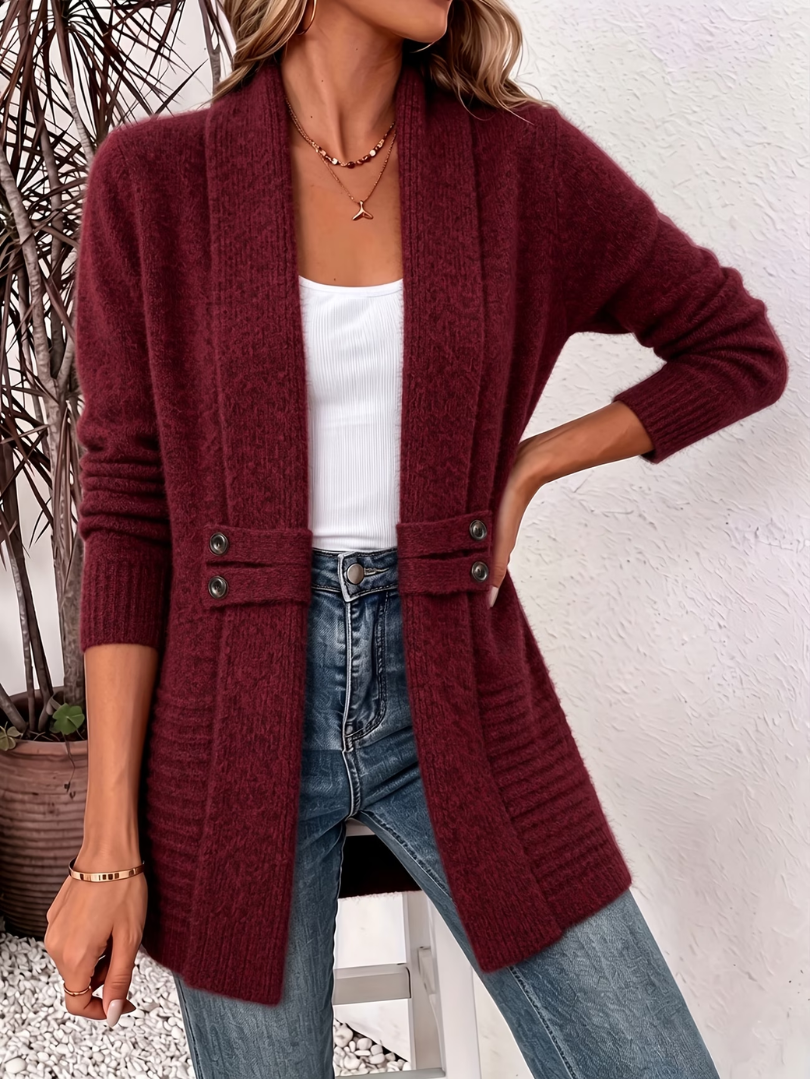 Matilda | Open-Front Longline Cardigan