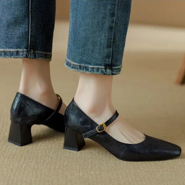 Coraline | Timeless Ankle-Strap Heels
