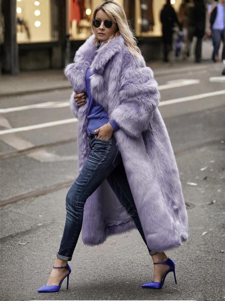 Aubrey | Plush Longline Statement Coat