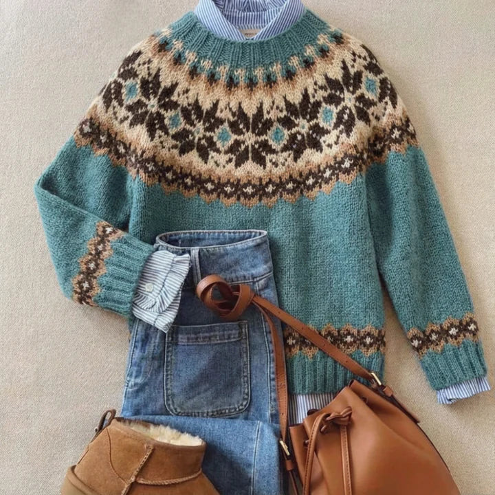 Pearl | Heritage-Pattern Sweater