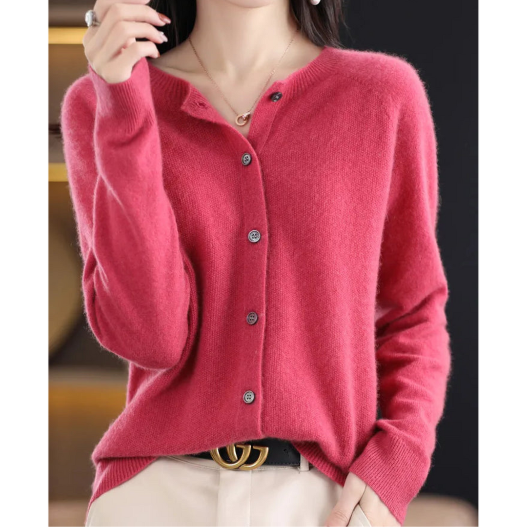 Theresa | Soft Button-Front Cardigan