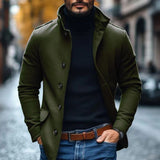 Nathaniel | Refined Stand-Collar Overcoat