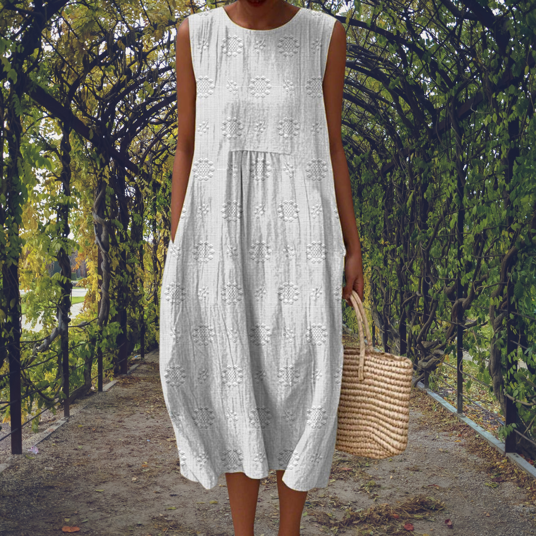 Marceline | Relaxed Sleeveless Dress with Pockets