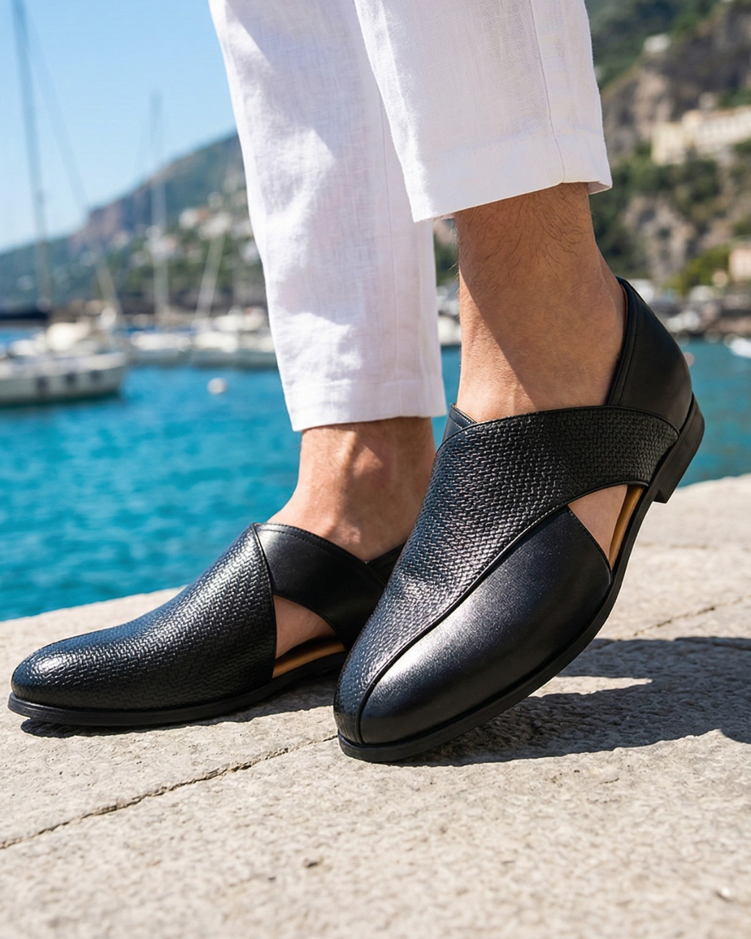 Matteo | Men's Leather Slip-On Dress Shoes