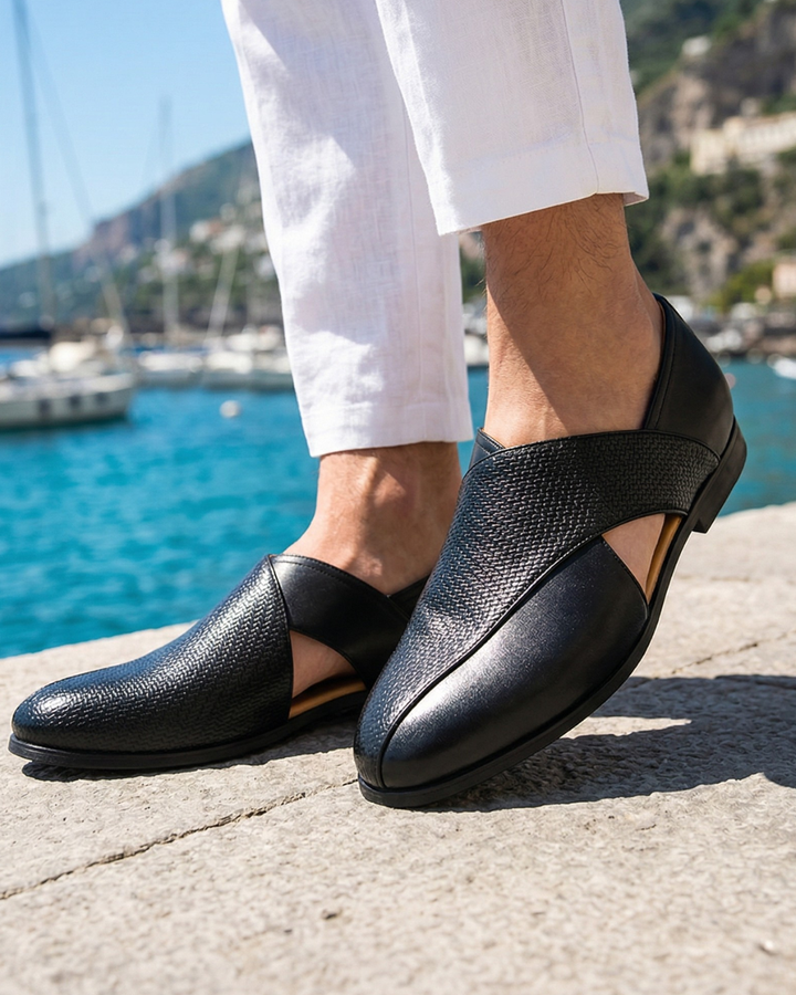 Matteo | Men's Leather Slip-On Dress Shoes