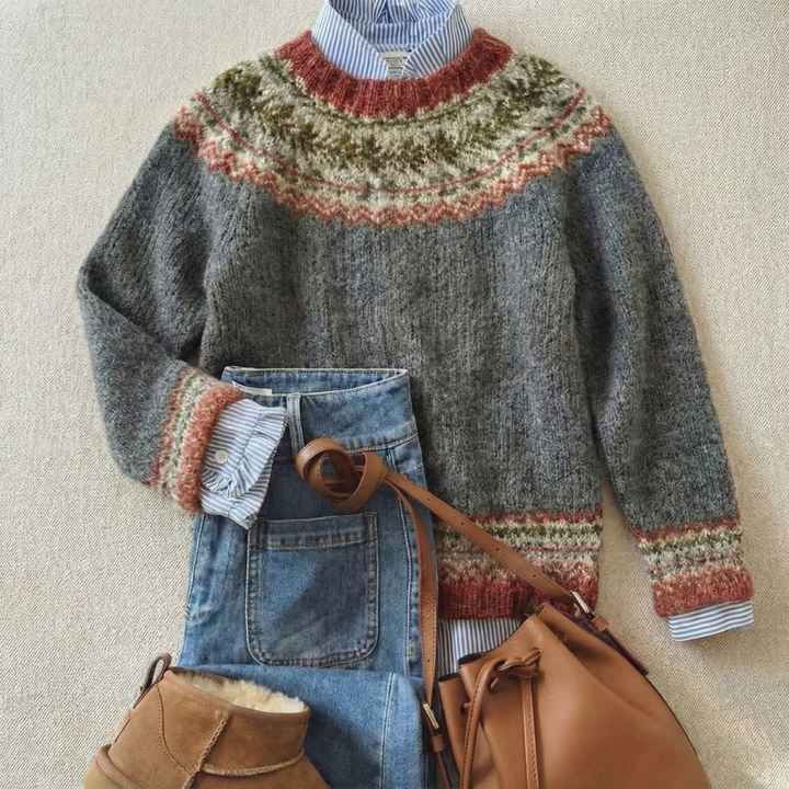 Nova | Nordic Patterned Sweater