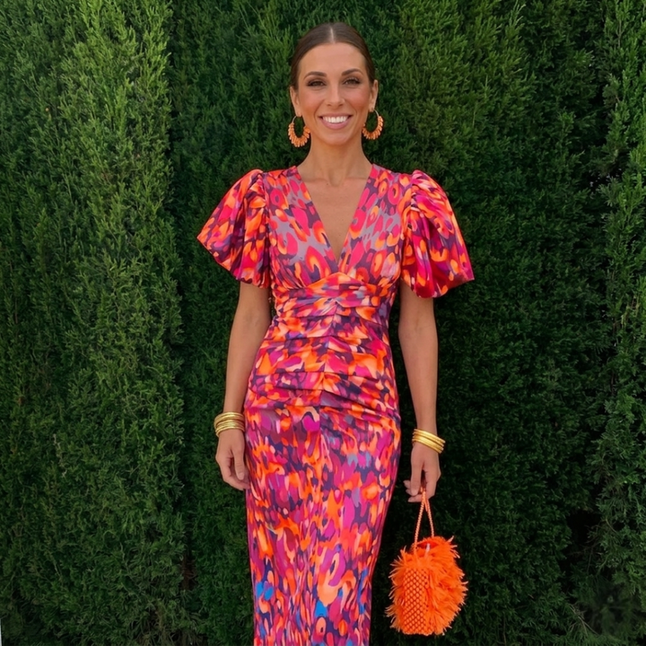 Camryn | Ruched Puff Sleeve Dress