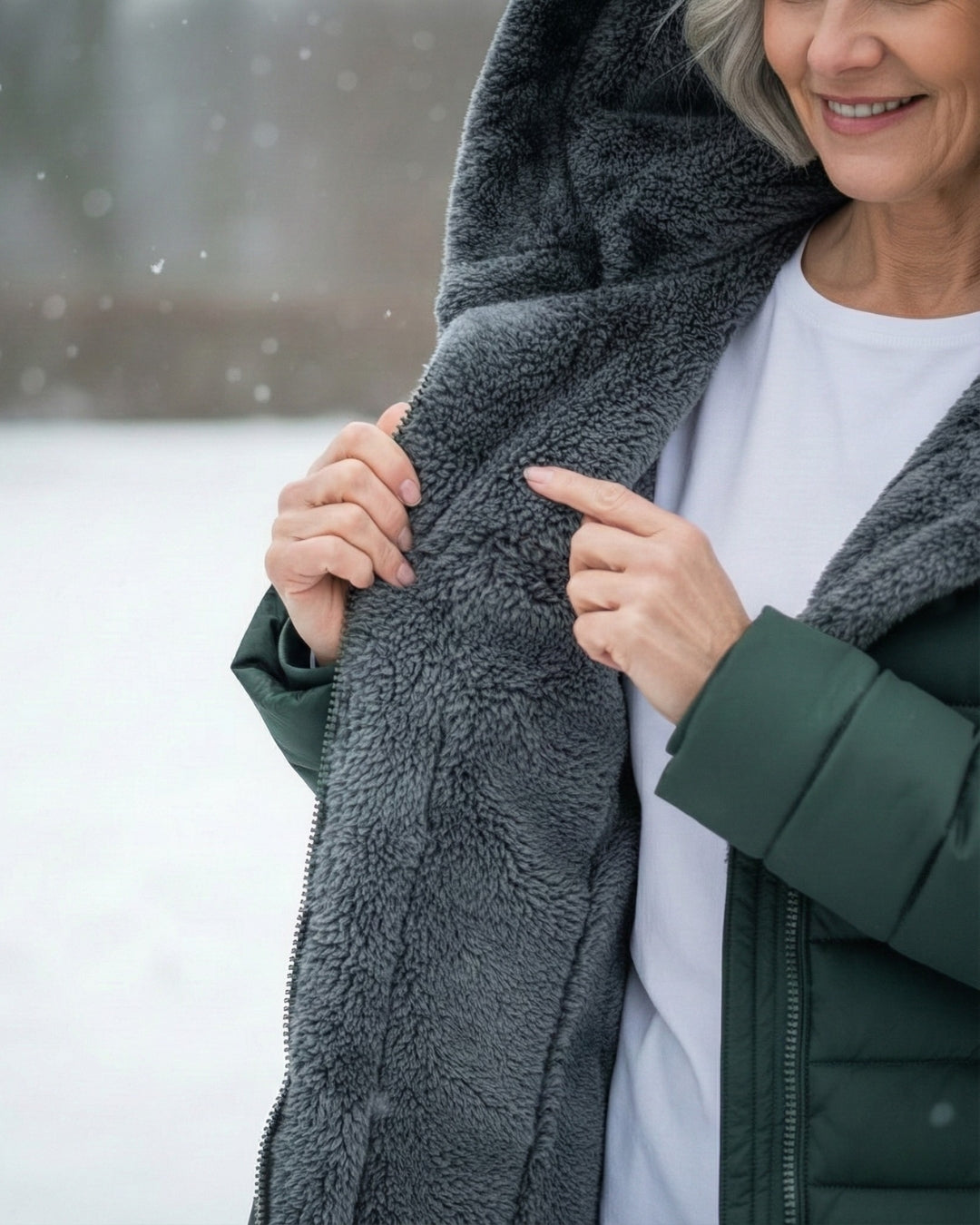 Lydia | Hooded Lightweight Winter Coat