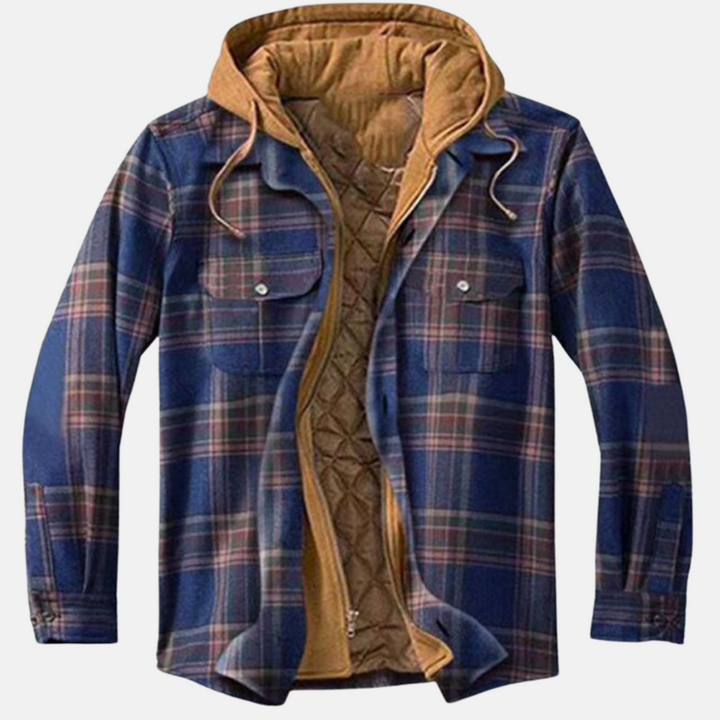 Harlan | Rugged Hooded Plaid Jacket