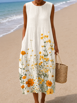 Gwendolyn | Breezy Floral Sleeveless Dress