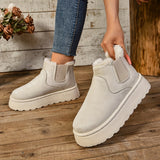 Priscilla | Cozy Platform Ankle Boots