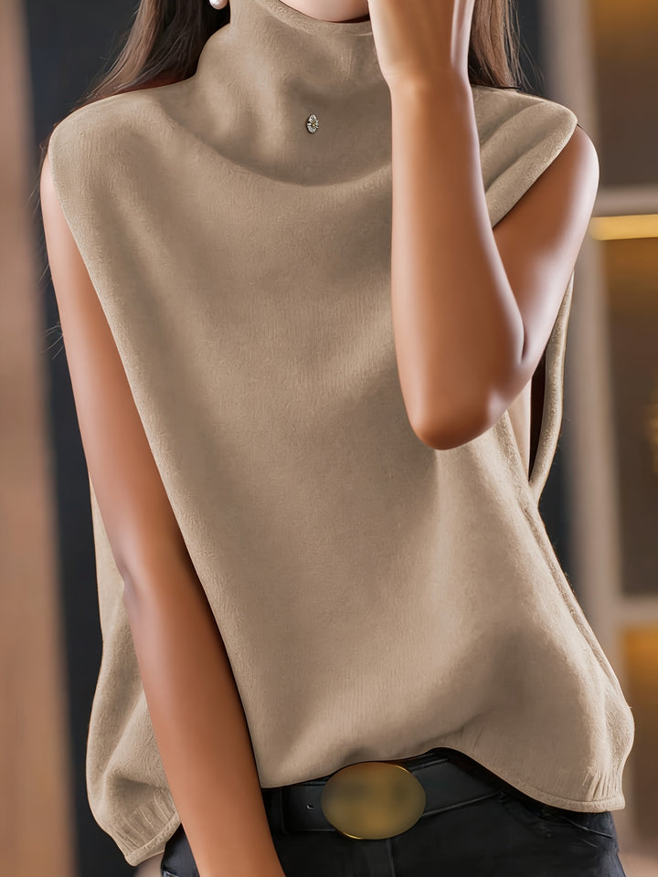 Eleanor | High-Neck Sleeveless Vest