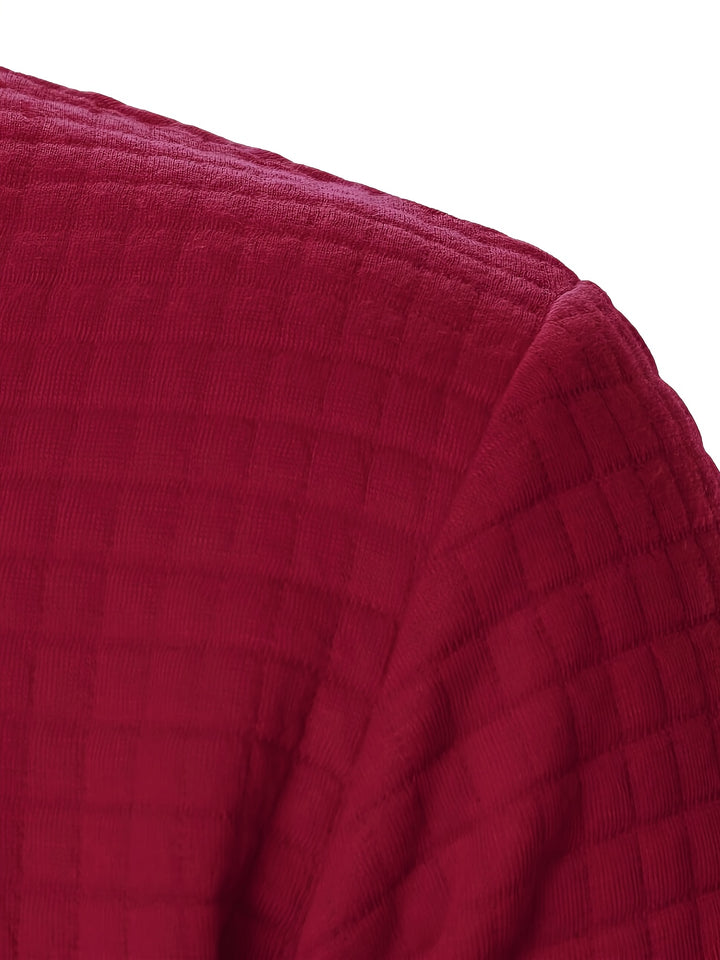 Marcus | Textured Stand-Collar Bomber Jacket