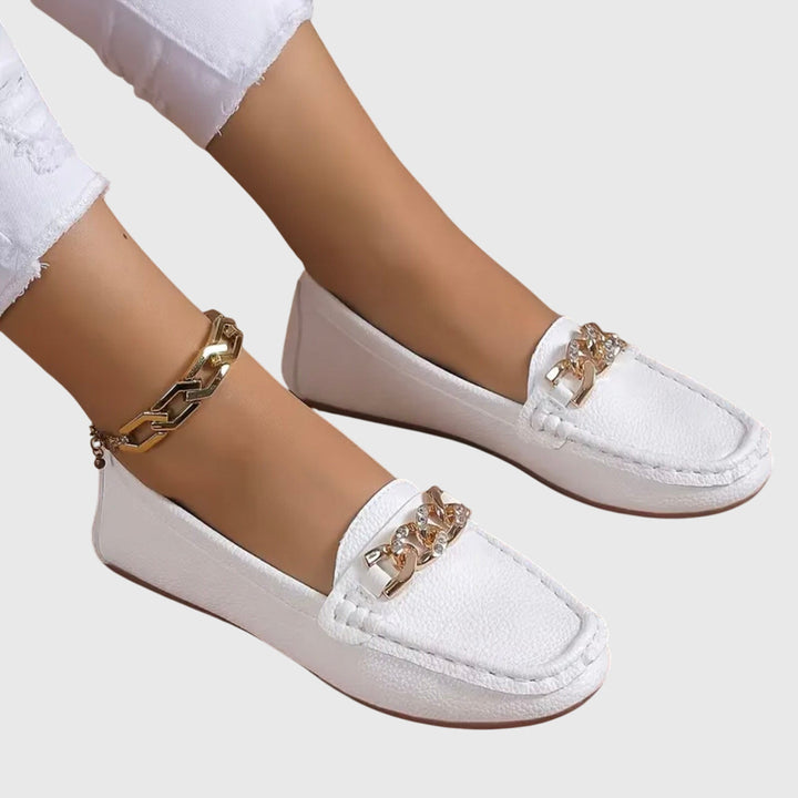 Charlene | Chain-Detail Comfort Loafers