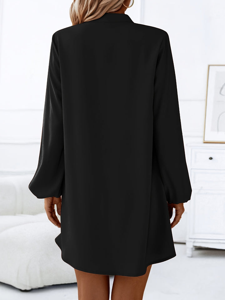 Eleanora | Relaxed Button-Front Shirt Dress