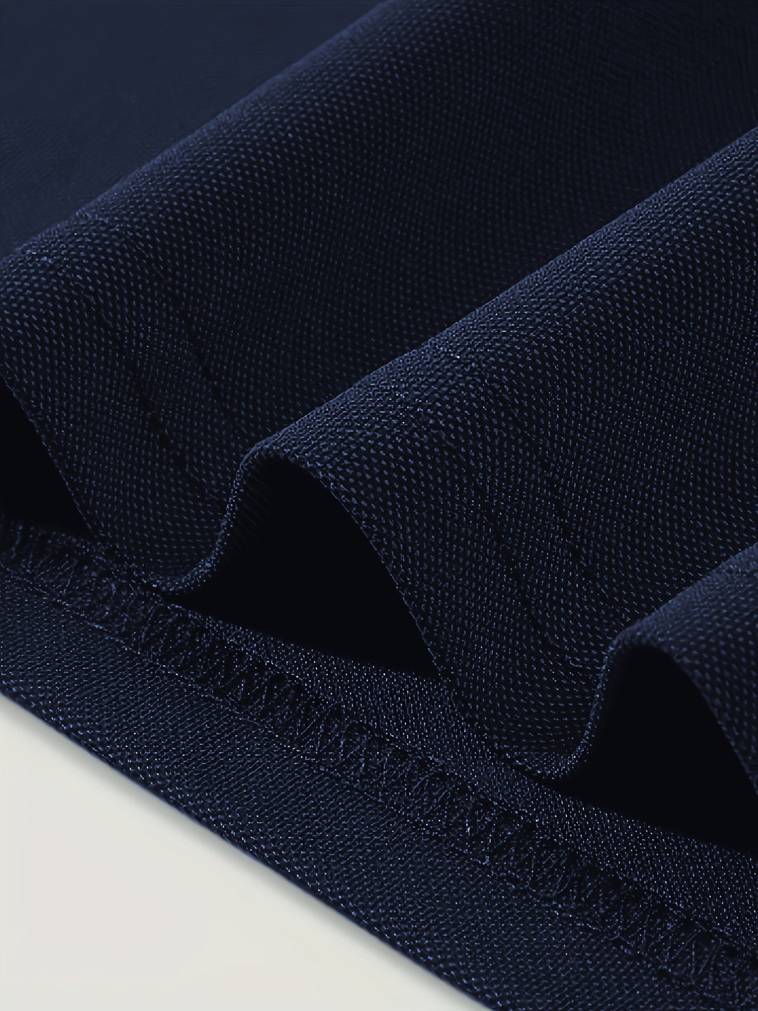 Whitmore | Men's Jacquard Collar Navy Polo